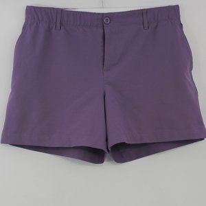 Under Armour Women's Link 5" Shorty Shorts Purple Sz 10